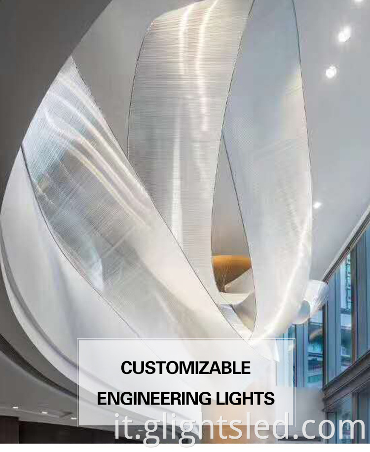 Lampada lampadario a casa a guida moderna all'ingrosso personalizzare la luce a sospensione del soffitto di lusso in ferro battuto